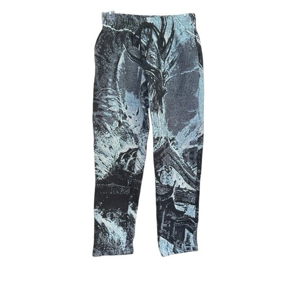 Retrovert Abstract Graphic Knit Jogger Pants - Picture 2 of 7